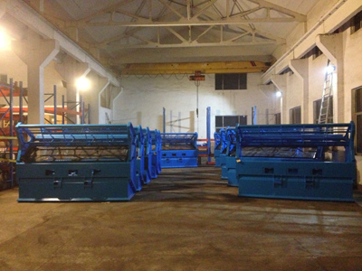 Topsoil Screeners in our warehouse.